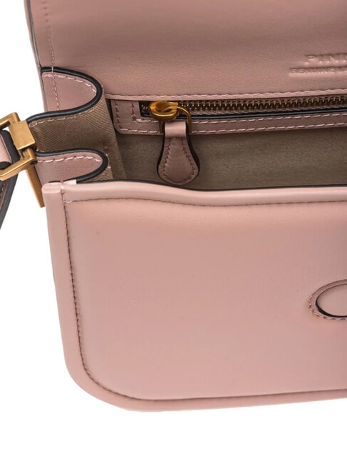 LOVE BOX Mini sac en nappa à rabat poudre-or antique - Sacs pour Femme