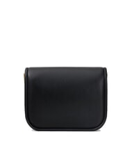 PINKO LOVE BOX Mini sac en nappa à rabat noir-or antique - Sacs pour Femme - 3