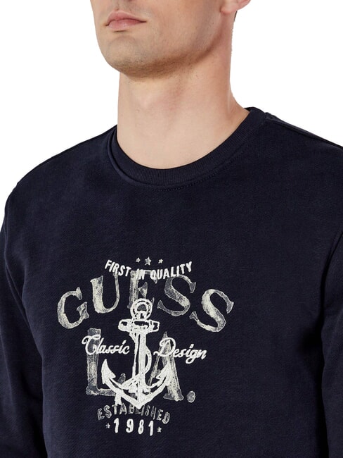 ANCHOR Sweat-shirt en coton smartblue - Pulls molletonnés