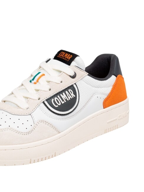 AUSTIN MASTER Baskets blanc/noir/orange - Chaussures Homme
