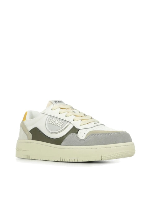 AUSTIN BRIEF Baskets blanc/vert/ocre - Chaussures unisexe