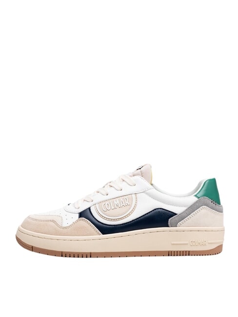 AUSTIN BRIEF Baskets blanc/bleu marine/vert - Chaussures unisexe