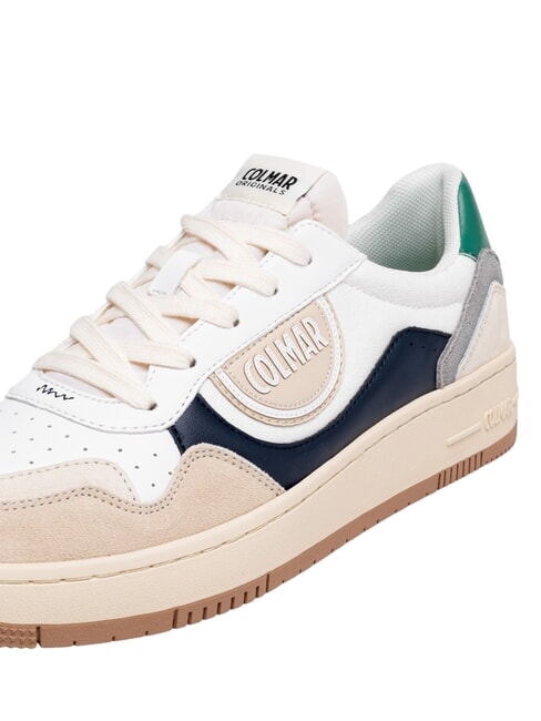 AUSTIN BRIEF Baskets blanc/bleu marine/vert - Chaussures unisexe