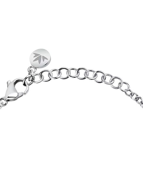 TALISMANI Bracelet en acier avec cristaux ARGENT - Bracelets
