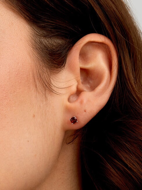 TESORI  Boucles d'oreilles en argent ACIER - Boucles d'oreilles