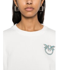 PINKO CERESOLE  Sweat-shirt blanc-blanc comme neige - Sweat-shirts pour femmes - 3