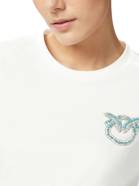 NAMBRONE  T-shirt en coton blanc-blanc comme neige - T-shirt