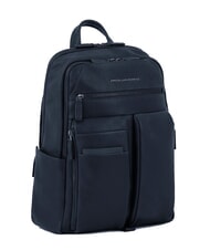 PIQUADRO PAAVO Sac à dos pour ordinateur portable 14", en cuir bleu - Sacs à dos pour ordinateur portable - 2