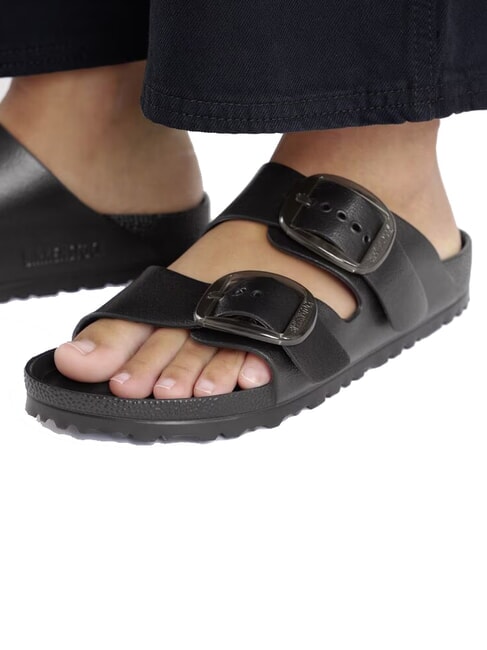 ARIZONA BIG BUCKLE EVA pantoufles en caoutchouc noir - Chaussures Femme