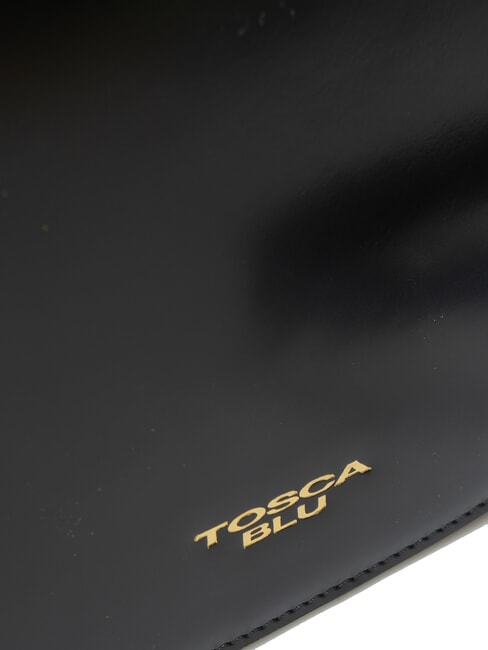 KORA Sac en cuir à rabat Noir - Sacs pour Femme