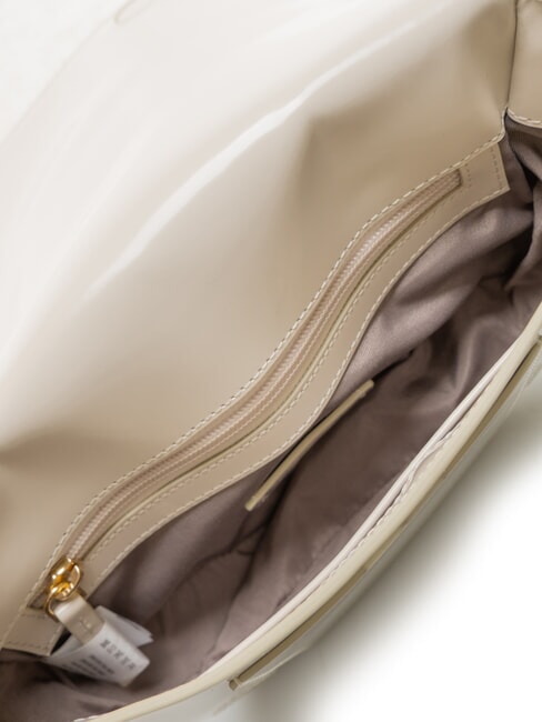 KORA Sac en cuir à rabat blanc ivoire - Sacs pour Femme