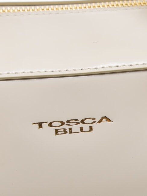 KORA Sac cartable en cuir avec bandoulière blanc ivoire - Sacs pour Femme