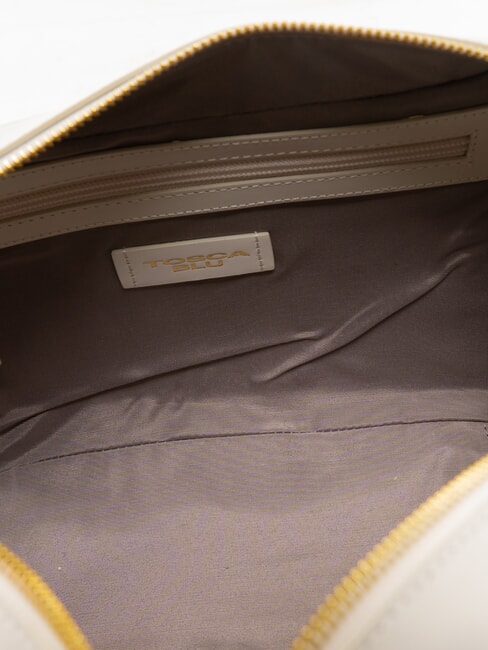 KORA Sac cartable en cuir avec bandoulière blanc ivoire - Sacs pour Femme