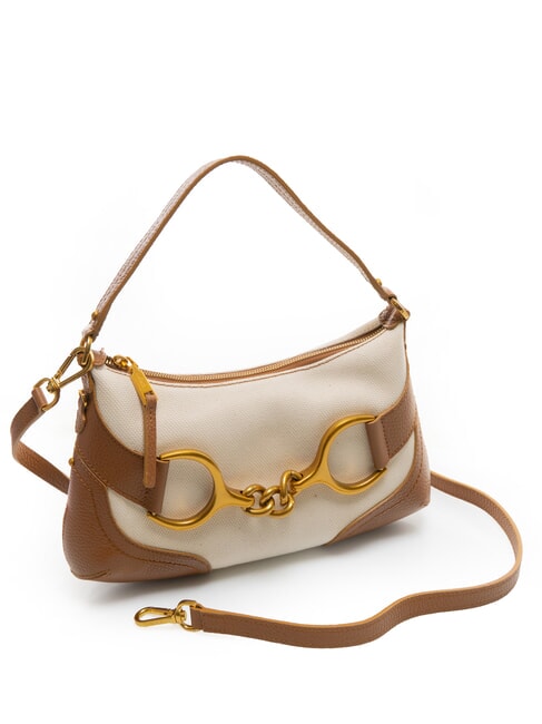 CECILIA Sac à bandoulière en toile avec bandoulière CUIR - Sacs pour Femme