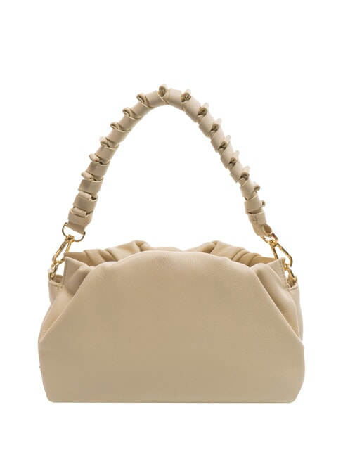 VITTORIA Sac en cuir double fonction de taille moyenne blanc ivoire - Sacs pour Femme