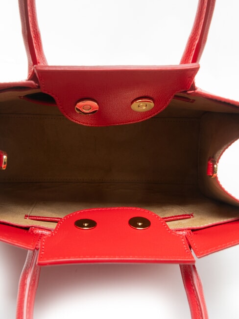 BIANCA Sac &agrave; main moyen en cuir CORAL - Sacs pour Femme