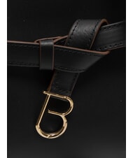 TOSCA BLU AMELIA Sac à main en cuir avec charme Noir - Sacs pour Femme - 3