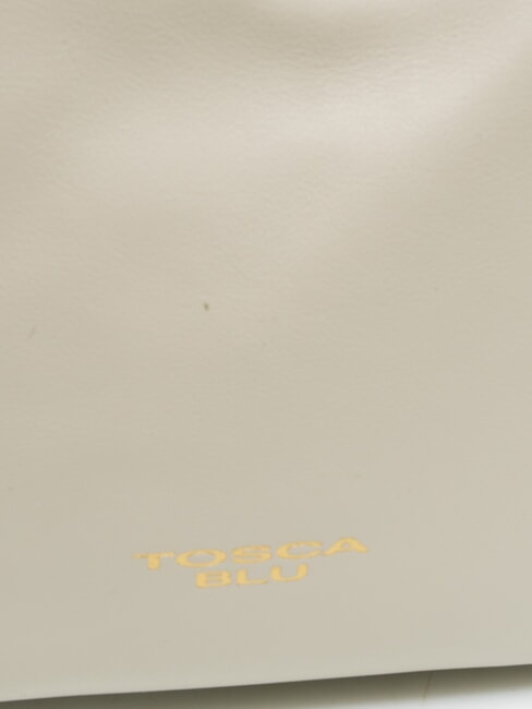 ANGIE Petit sac à bandoulière en cuir blanc ivoire - Sacs pour Femme