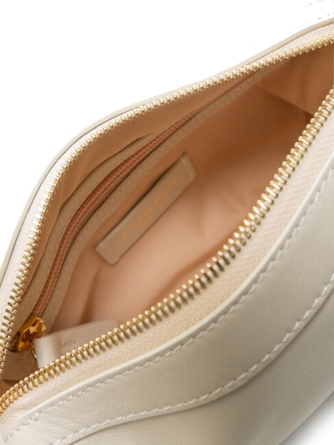 ANGIE Petit sac à bandoulière en cuir blanc ivoire - Sacs pour Femme