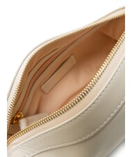 TOSCA BLU ANGIE Petit sac à bandoulière en cuir blanc ivoire - Sacs pour Femme - 5