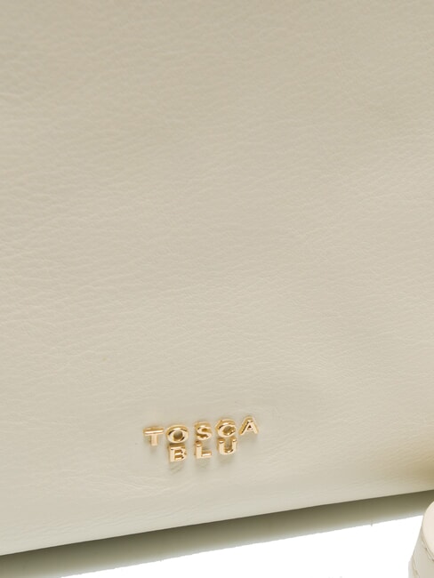 BEATRICE Sac en cuir avec poign&eacute;e et bandouli&egrave;re blanc ivoire - Sacs pour Femme