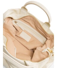 TOSCA BLU BEATRICE Sac en cuir avec poign&eacute;e et bandouli&egrave;re blanc ivoire - Sacs pour Femme - 4