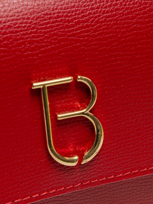 BIANCA Sac bandoulière en cuir avec chaîne CORAL - Sacs pour Femme