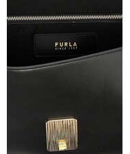 FURLA MERIDIANA  Sac en cuir avec bandoulière Noir - Sacs pour Femme - 4