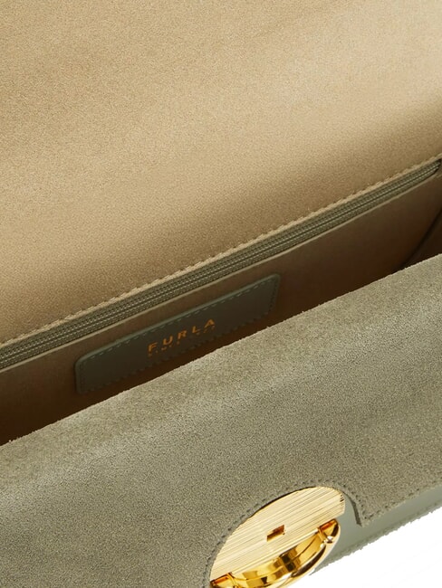 SFERA Sac bandouli&egrave;re en cuir &agrave; rabat agaveb - Sacs pour Femme