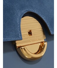 FURLA SFERA Sac bandoulière en cuir à rabat denim - Sacs pour Femme - 3