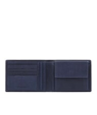 PIQUADRO RHINO  Portefeuille en cuir bleu - Portefeuilles Homme - 2