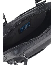 PIQUADRO PAAVO Grand sac iPad en cuir Noir - Sacs en Bandoulières pour Homme - 4