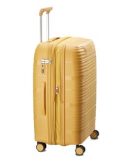 DELSEY SECURITECH DUNE Grand chariot extensible jaune - Valises Rigides - 4