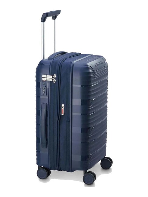 SECURITECH DUNE Grand chariot extensible bleu - Valises Rigides