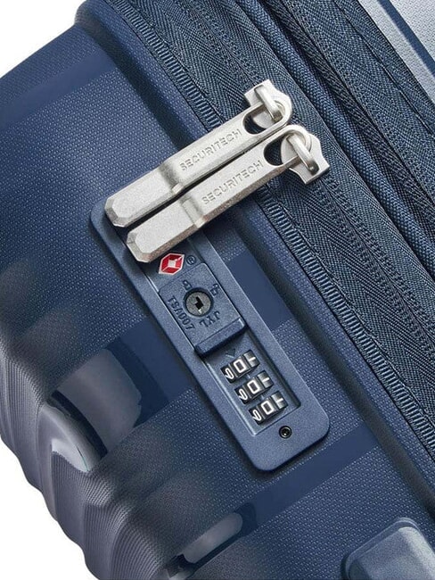 SECURITECH DUNE Grand chariot extensible bleu - Valises Rigides