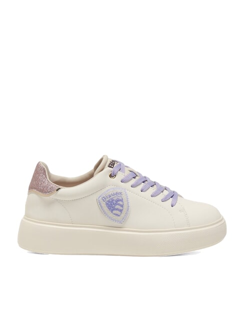 VENUS Baskets avec insert pailleté crème - Chaussures Femme