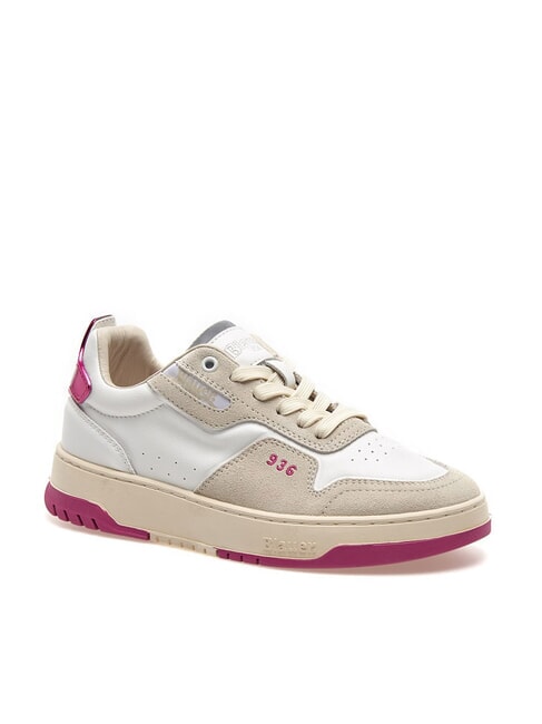 ADEL Baskets blanc/fuchsia - Chaussures Femme