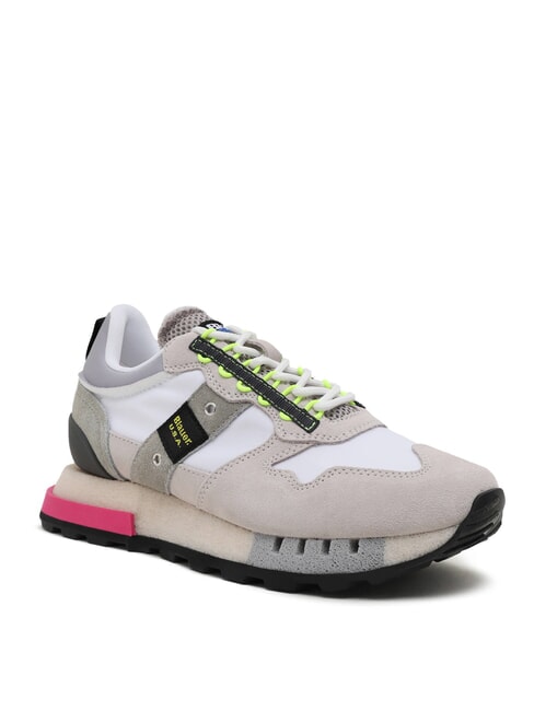 HOUMA Baskets de course blanc/gris - Chaussures Femme