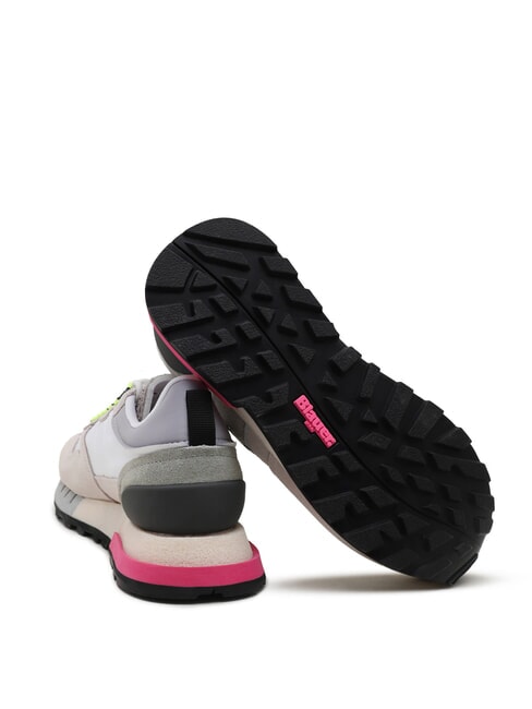 HOUMA Baskets de course blanc/gris - Chaussures Femme