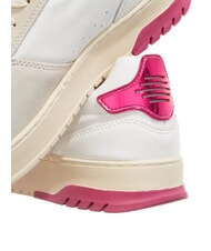 BLAUER ADEL Baskets blanc/fuchsia - Chaussures Femme - 5