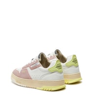 BLAUER ADEL Baskets rose/jaune - Chaussures Femme - 5