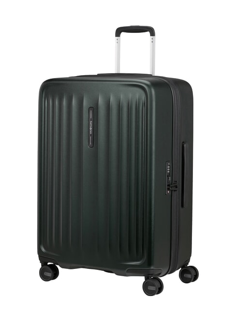 FYRM  Chariot moyen, extensible vert fonc&eacute; - Valises Rigides