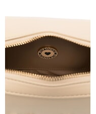 LOVE MOSCHINO CURSIVE LOGO Mini sac à bandoulière beige - Sacs pour Femme - 3