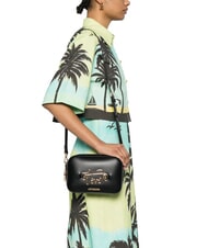 LOVE MOSCHINO CURSIVE LOGO Mini sac à bandoulière Noir - Sacs pour Femme - 5