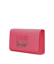 LOVE MOSCHINO CHAIN Lettering Sac à bandoulière fuchsia - Sacs pour Femme - 2