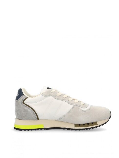 QUEENS Baskets de course blanc/taupe - Chaussures Homme