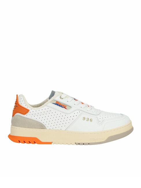 HARPER Baskets blanc/orange - Chaussures Homme