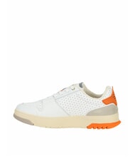 BLAUER HARPER Baskets blanc/orange - Chaussures Homme - 4