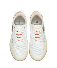 BLAUER HARPER Baskets blanc/orange - Chaussures Homme - 5