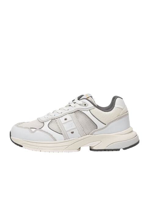 EAGLE Baskets de course blanc/argent - Chaussures Homme